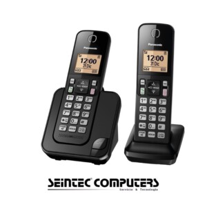 TELEFONO PANASONIC INALAMBRICO NEGRO DUO KX-TGC352LAB