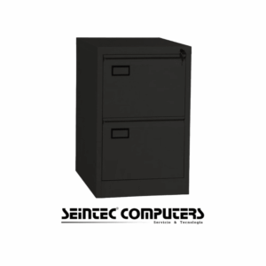 ARCHIVO 2 GAVETAS METAL NEGRO