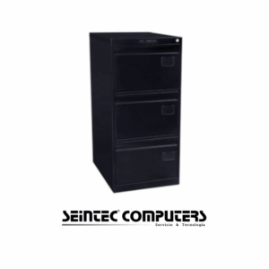 ARCHIVO 3 GAVETAS METAL NEGRO