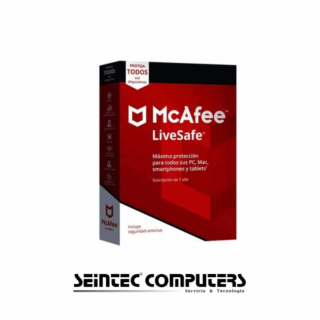 ANTIVIRUS MCAFEE LIVE SAFE LICENCIA 12 MESES MULTIPLATAFORMA