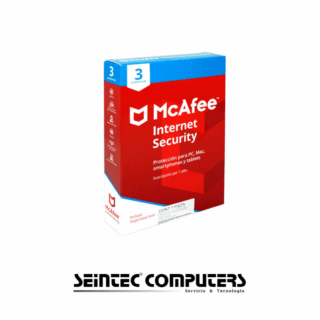 ANTIVIRUS MCAFEE INTERNET SECURITY (3 USUARIOS)